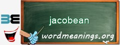 WordMeaning blackboard for jacobean